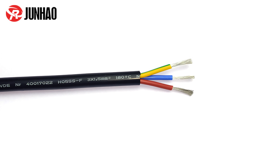 3×1.5mm?耐180度高温硅胶电缆线产品图